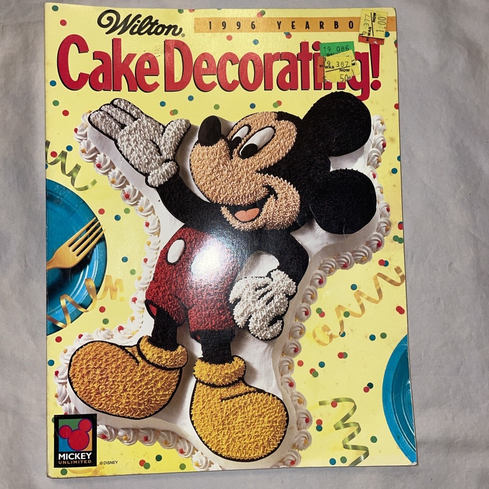 Wilton Cake Decorating Baking Mickey‎ Mouse Unlimited 1996 Yearbook Magazine
